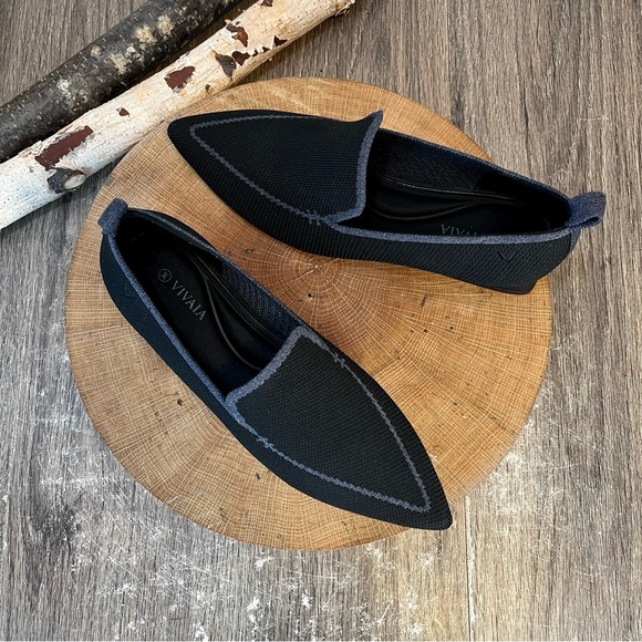 *NWOB VIVAIA | Doreen Pointed-Toe Heeled Loafers Size 36/5.5-6 - Picture 2 of 16